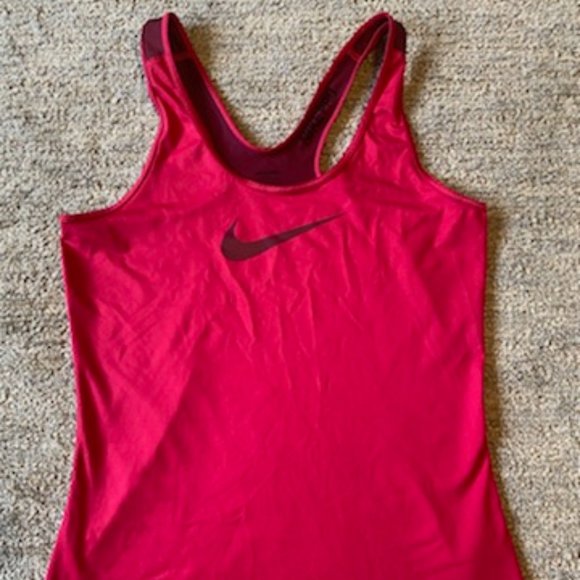 Nike Tops - Nike Pro Dri Fit Tank - Berry, Magenta - Size M